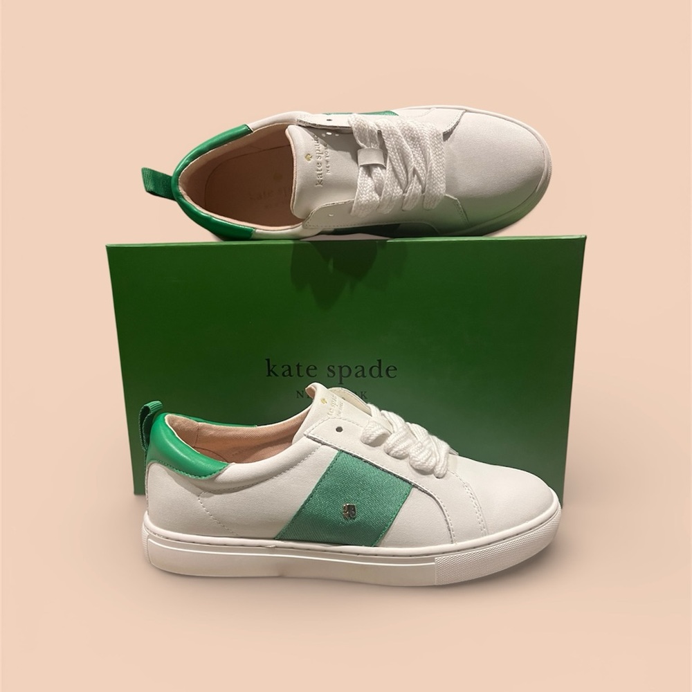 Kate Spade Women’s Sneakers in White and Green